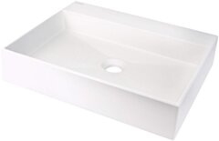 Deante Correo Umywalka granitowa nablatowa z miejscem na baterię - 500x400 mm CQR_AU5S