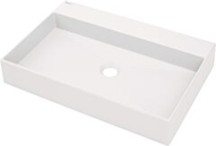 Deante Correo Umywalka granitowa nablatowa z miejscem na baterię - 60x40 cm CQR_AU6S