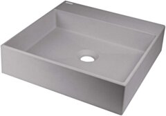 Deante Correo Umywalka granitowa nablatowa z miejscem na baterię - 400x400 mm CQR_SU4S