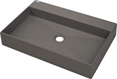 Deante Correo Umywalka granitowa nablatowa z miejscem na baterię - 60x40 cm CQR_TU6S