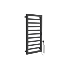 Excellent Brego Smart grzejnik łazienkowy elektryczny 91x50 cm, czarny mat GREX.BRS91.BL