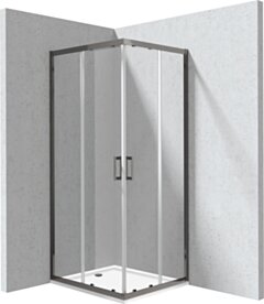 Deante Funkia Evo Kabina prysznicowa z brodzikiem prostokątna 80x90 cm KYCPD089P