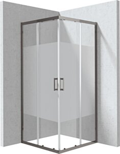 Deante Funkia Evo Kabina prysznicowa kwadratowa 90x90 cm - wzór pas KYC_DE99P