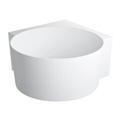 Omnires OVO M+ wanna narożna okrągła, 120 x 120 cm, biały mat OVO120WNBM