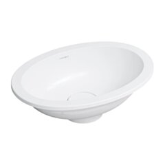 Omnires SHELL M+ umywalka podblatowa, 38 x 25 cm, biały mat SHELL380UPBM