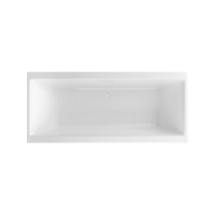 Excellent Pryzmat Slim 2.0 Wanna Prostokątna 180x80 cm, biały połysk WAEX.PRY2.18WHS