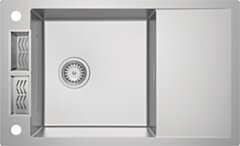 Deante Magnetic Zlewozmywak stalowy 1-komorowy z ociekaczem ZRM_0113