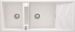 Deante Magnetic Zlewozmywak granitowy magnetyczny 2-komorowy z ociekaczem ZRM_A213