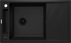 Deante Magnetic Zlewozmywak granitowy magnetyczny 1-komorowy z ociekaczem ZRM_N113