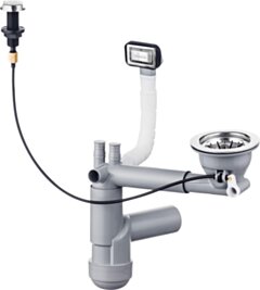 Deante Space-Saver Lux Syfon do zlewozmywaka granitowego 1-komorowego - Space-Saver ZXY_9911