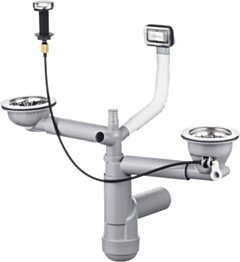 Deante Space-Saver Lux Syfon do zlewozmywaka granitowego 1.5- i 2-komorowego - Space-Saver ZXY_9912