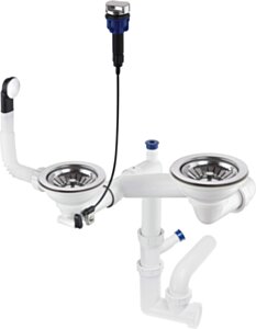 Deante Space-Saver Syfon do zlewozmywaka granitowego 1.5- i 2-komorowego - Space-Saver ZXY_9973