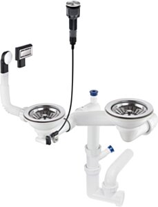 Deante Space-Saver Syfon do zlewozmywaka granitowego 1.5- i 2-komorowego - Space-Saver ZXY_9983
