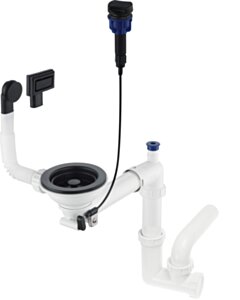 Deante Space-Saver Syfon do zlewozmywaka granitowego 1-komorowego - Space-Saver ZXY_N972