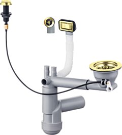 Deante Space-Saver Lux Syfon do zlewozmywaka granitowego 1-komorowego - Space-Saver ZXY_Z911
