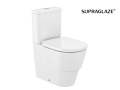 ROCA TURA Miska WC do kompaktu Rimless 62,5 cm przyścienna BTW, o/podwójny, Supraglaze® CR-A342697S00