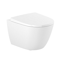 ROCA ONA COMPACTO ZESTAW Miska wc podwieszana Rimless + deska wolnoopadająca duroplast CR-A34H689000