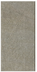 Paradyż Eremite Taupe Stopnica Prosta Struktura Mat 30x60 G1