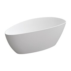 Omnires BARCELONA M+ wanna wolnostojąca, 156 x 71 cm, biały mat BARCELONA156BM