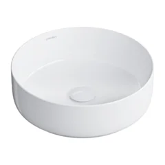 Omnires TULSA umywalka nablatowa ø36 cm, biały połysk TULSA355BP