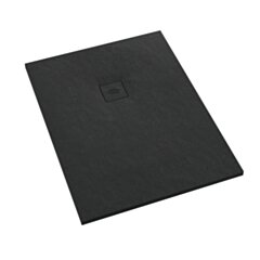 Schedline Brodzik kompozytowy Stabilsound Plus® Protos Black Stone 100x180x4 cm, prostokątny, Gwarancja 15 lat