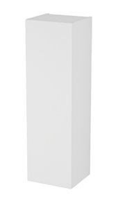 Excellent Blanko szafka wisząca boczna 110 cm, biały połysk MLEX.6302.330.WH