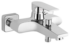 FERRO ALGEO SQUARE bateria wannowa ścienna, chrom FE - BAQ1