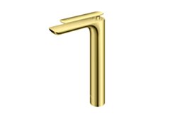 Kohlman Experience Gold bateria umywalkowa stojąca wysoka złoty połysk QB170EGD