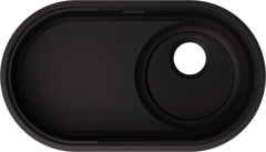 BLANCO OOVALON 700-U Velgranit mystic black, bez armatury 527989
