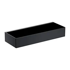 Omnires UNI koszyk prysznicowy, 30 x 5 x 11 cm, czarny mat UN10335BL