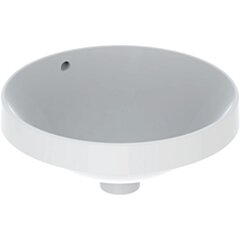 GEBERIT Geberit Variform Umywalka wpuszczana w blat, okrągła, D40cm, H17.8cm, z przelewem, bez otworu na bat KOŁO 500.700.01.6 GEB-500.700.01.2