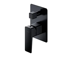 Omnires PARMA bateria prysznicowo-wannowa podtynkowa, czarny mat PM7435BL