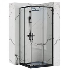 Rea KABINA PUNTO BLACK 90x90 REA-K4801