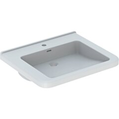 GEBERIT Geberit Selnova Comfort  Umywalka, B55cm, H15.5cm, T52.5cm, z przelewem, z otworem na baterię KOŁO 501.568.01.1 GEB-500.785.00.7