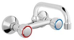FERRO STANDARD bateria umywalkowa ściana chrom FE - BST3
