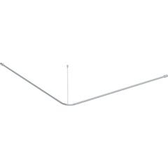 KOŁO LEHNEN CONCEPT PRO Wieszak zasłony prysznicowej, stal nierdzewna 150 x 150 cm FKL-L63103000