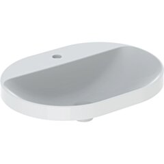 GEBERIT Geberit Variform Umywalka wpuszczana w blat, eliptyczna, B60cm, H17.8cm, T45cm, bez przelewu, z otwo KOŁO 500.734.01.6 GEB-500.734.01.2
