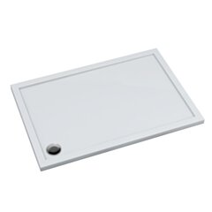 Schedline Brodzik akrylowy Sharper 90x180x4,5 cm, prostokątny z odpływem w narożniku, Gwarancja 7 lat