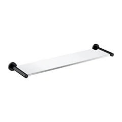 Omnires MODERN PROJECT półka szklana, czarny mat MP60930BL
