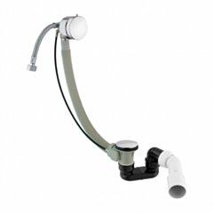 Omnires CGS syfon wannowy przelewowo-odpływowo-napełniający, chrom połysk TK122-PLUS-3.01+64-SCR