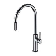Omnires SWITCH bateria kuchenna z zestawem filtrującym, nikiel szczotkowany SW9057-FD1NI