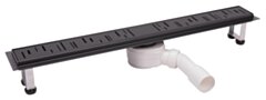 FERRO ORA odpływ liniowy 70 cm, czarny FE-OL1-70-BL