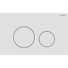 GEBERIT Przycisk Geberit Sigma40, przedni, stal nierdzewna biały mat ,okrągły GEB-115.628.JT.1