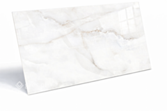 Prime Ceramics Białe płytki łazienkowe, marmur 60x120 połysk