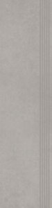 Paradyż Intero Silver Stopnica Prosta Nacinana Mat. 29,8x119,8 G1