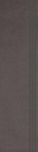 Paradyż Intero Nero Stopnica Prosta Nacinana Mat. 29,8x119,8 G1