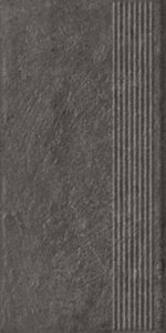 Paradyż Carrizo Basalt Stopnica Prosta Struktura Mat 30,0x60,0 G1