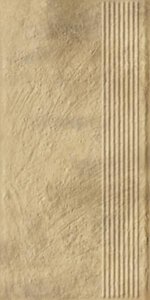 Paradyż Eremite Sand Stopnica Prosta Struktura Mat 30,0x60,0 G1