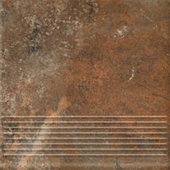 Paradyż Arteon Brown Stopnica Prosta 30x30 G1