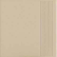 Paradyż Bazo Beige Stopnica Prosta Gres Monokolor Mat. 30x30 G1